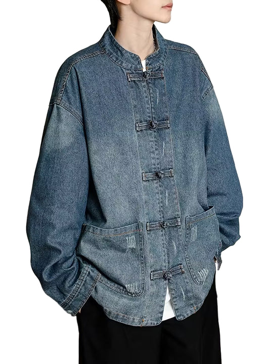 Men’s Jacket with Stand-Up Collar
