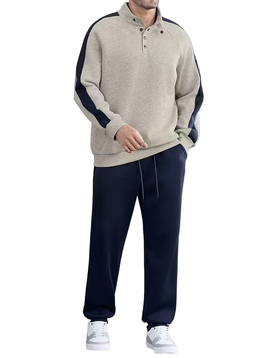 Men's Long-Sleeve Top and Pants Set
