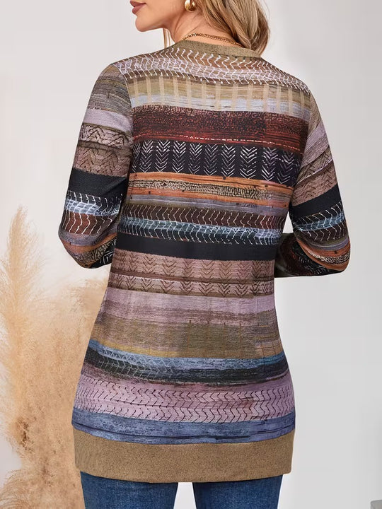 Women's V-Neck Cardigan with Pockets